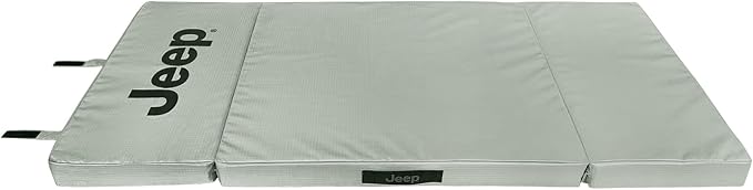 Jeep Travel Cargo Foldable Dog Bed for Pets (Shadow Gray) Pressure Relieving Comfort Foam Base – Gifts Owners (Folded 30 x 25 inch - Large) - Image 4
