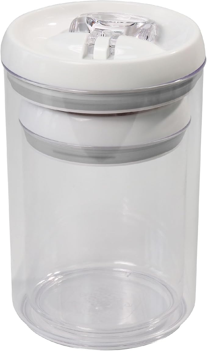 Felli Flip Tite Storage Container with Lid 6" ROUND Airtight Ring Lock Top, Plastic Canister Jar for Flour Sugar Rice Protein Powder Coffee Cracker Kitchen Pantry Organizer (6" Round Nest-M 2pk) - Image 8