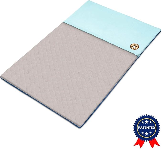 GuineaDad Original Reusable Cage Liner – Blue Fleece Bedding with Burrowing Pocket – Extra Absorbent Bamboo Core & Waterproof Bottom – Fits 2x3 C&C Guinea Pig Cages – Small Pet Supplies - Image 8