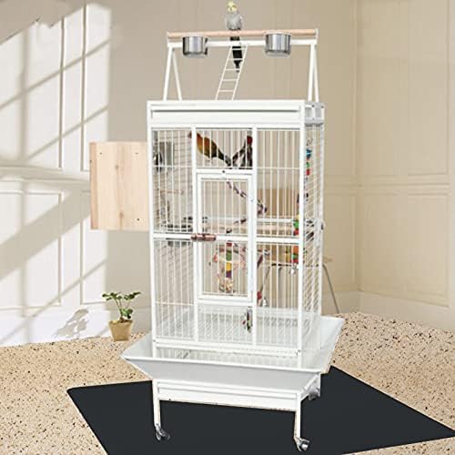RESILIA Under Pet Cage Mat for Bird Cages, Reptile Aquariums, Dog Kennels, Water-Resistant Pad for Carpeted Floors and Surfaces, 30 Inches x 48 Inches, Clear - Image 8
