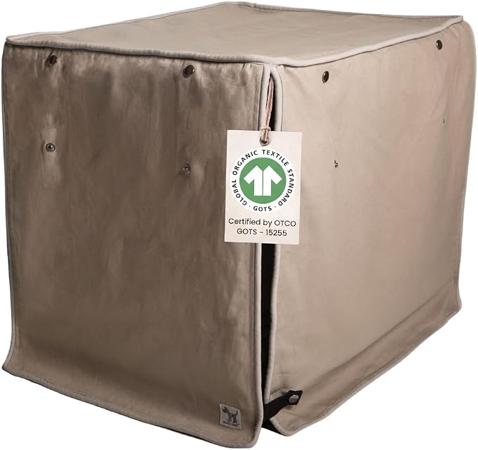 Molly Mutt Wild Horses Dog Crate Cover, 100% Cotton Canvas Cover with 2 Roll-Up Panels, Ideal for Dog or Cat Crate, Durable, Washable, and Free of Harmful Chemicals, 30" x 21" x 24" by MollyMutt