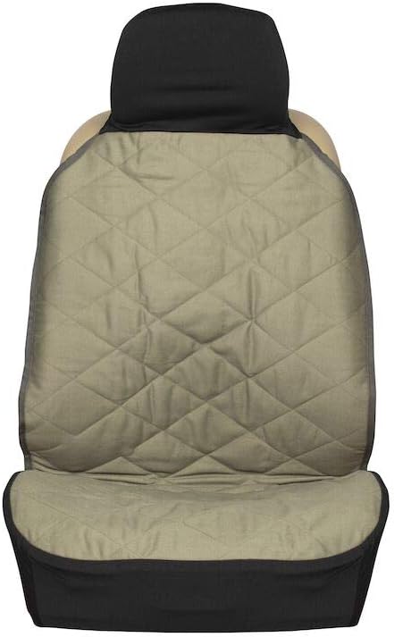 PetSafe Happy Ride Quilted Bucket Seat Cover - Long-Lasting Waterproof Padded Seat Protection with Secure Seatbelt Access - Keeps Leather Seats Clean & Protects from Scratches - Green - Image 5