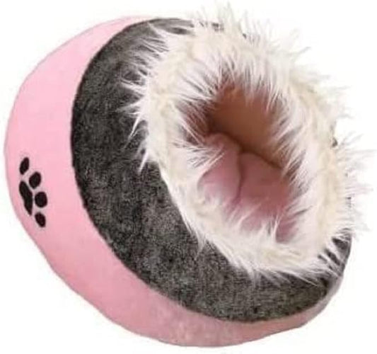 TRIXIE Pet Products 36301 Minou Cuddly Cave, Pink/Gray by TRIXIE