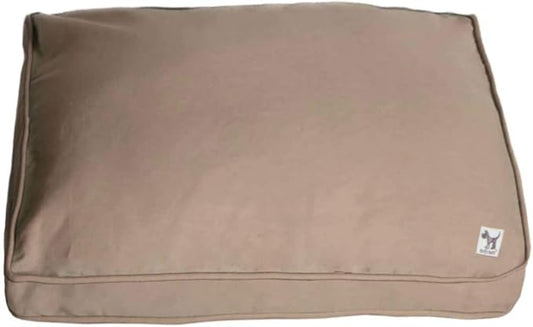 Molly Mutt Sheepy Wool Crate Pad, 100% Cotton Canvas Cover with Soft, Supportive, & Temperature-Regulating 100% Natural Wool-Filled Insert Dog Bed, Crate Mat, Wild Horses, 24" x 18" x 2.5" by MollyMutt