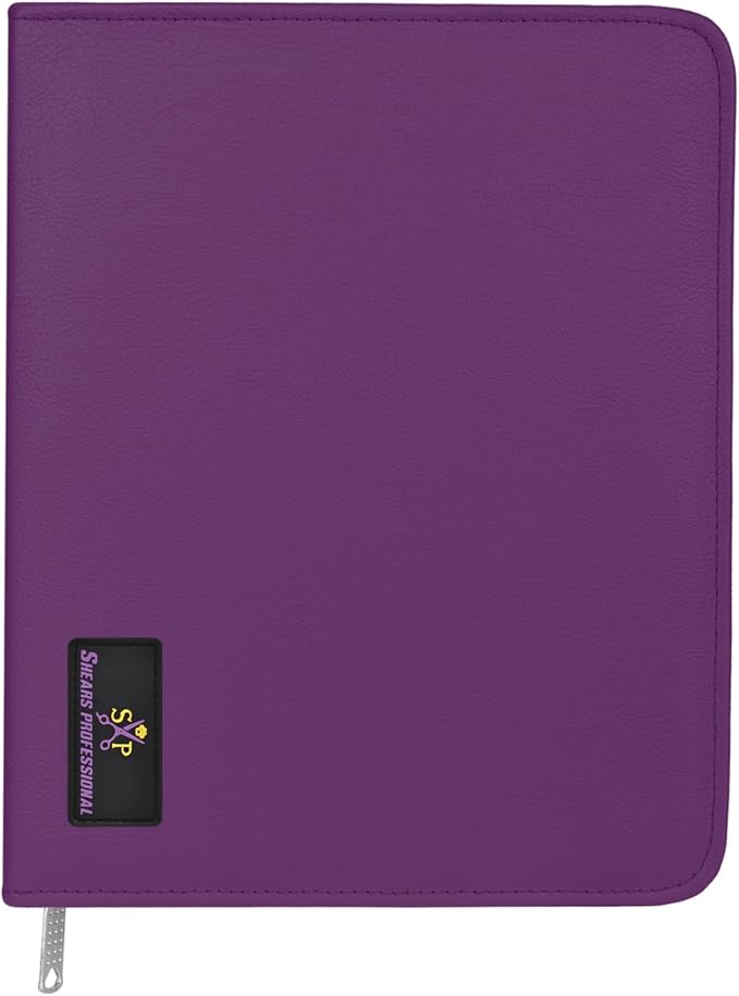 Case Holds 10 Grooming or Beauty Shears (PURPLE) by ShearsProfessional