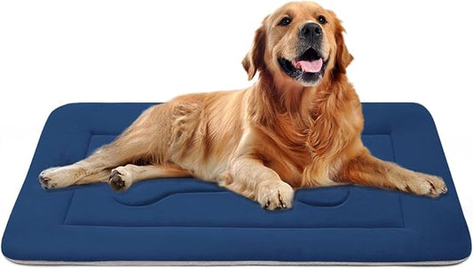 Dog Bed Large Crate Mat 42 in Non-Slip Washable Soft Mattress Kennel Pads by JoicyCoDogBeds