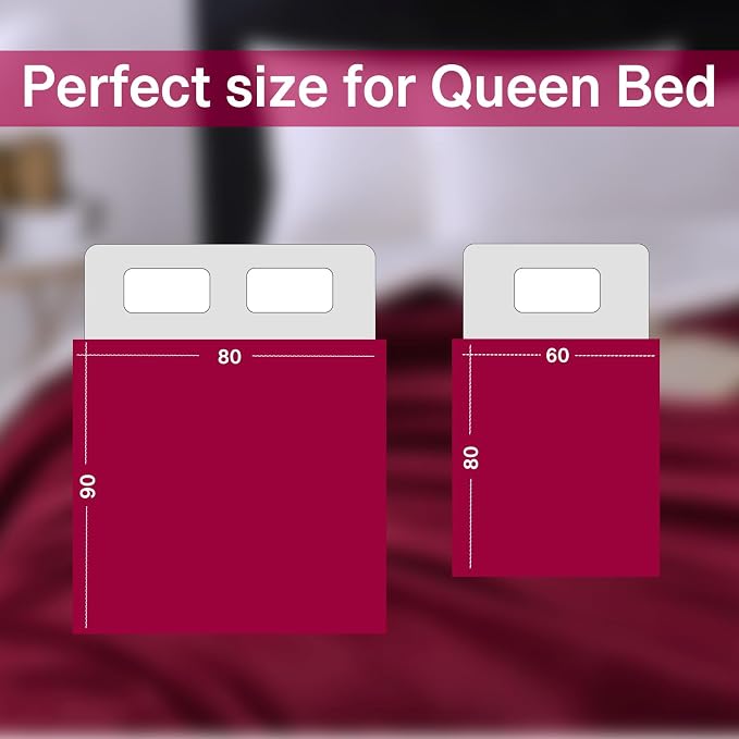Waterproof Twin Size Blankets for Bed 60'' x 80'', Stain Proof Bed or Couch Cover, Water Resistant Mattress or Furniture Protector Large Size for Twin, Queen, King Beds(Red) - Image 3