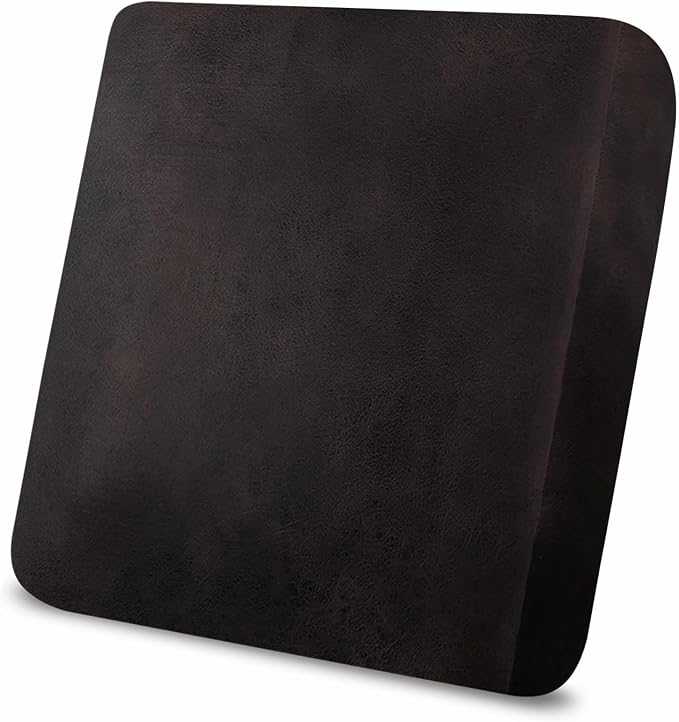 molasofa Leather Look Couch Cushion Covers, Stretch Sofa Cushion Covers for Sectional Armchair Loveseat Protector,Replacement Seat Cushion Slipcovers, Machine Washable(1 Cushion Armchair, Chocolate) by Molasofa