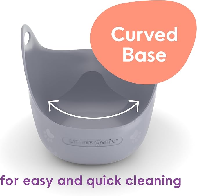 Litter Genie Litter Box and Style Pail Cat Litter Disposal Bundle with Starter Refill | Odor-Locking Scoop-to-Disposal Cat Litter Cleaning System - Image 6