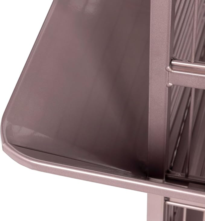 Prevue Pet Playtop Bird Cage - Medium Steel Bird Cage with Integrated Playtop, Rolling Stand, Seed Guards, and Perches, Ideal for Conures and Cockatiels - Blush Finish - Image 6