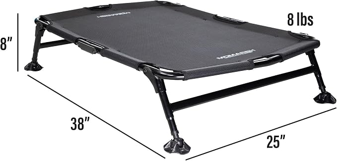 Momarsh Home Cot Breeze Elevated Pet Bed | Non Slip Feet with Breathable Mesh | Portable Dog Cot | Hot Spot Reducing | All in One Large Dog Bed for Indoor and Outdoor Use - Image 2