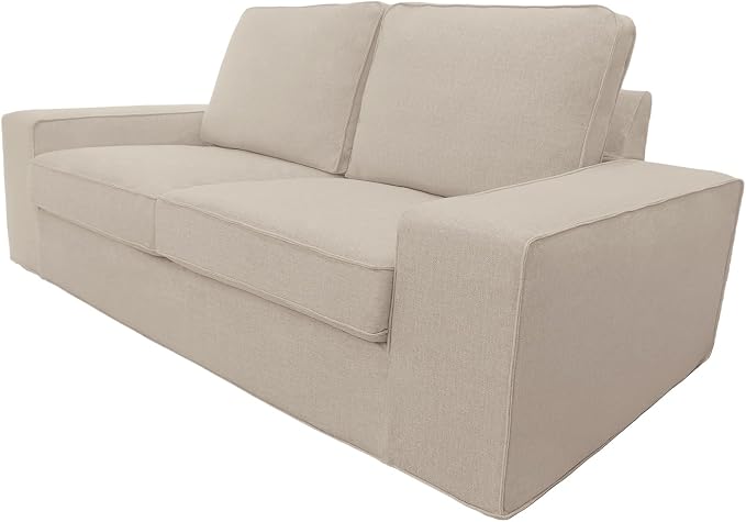 Couch Cover for IKEA Kivik Loveseat 74.75in Sofa, Sofa Slipcover,Q1028-2 by CRIUSJADECOR