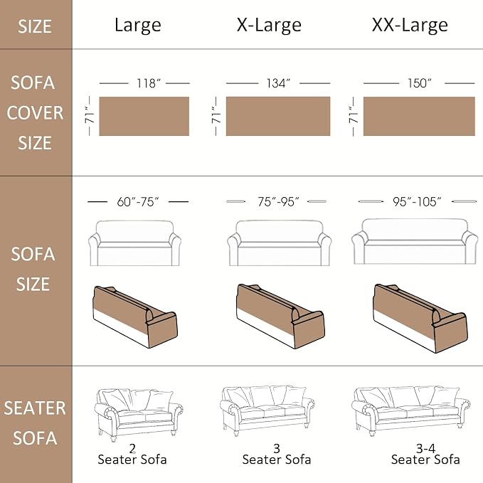 VClife Boho Couch Cover, Aztec Sofa Cover for Dog, Non Slip Washable Couch Covers for 3 Cushion Couch Sofa, Reversible Triangle Geometric Futon Cover Furniture Protector (Black-Beige, 71" x 134") - Image 2