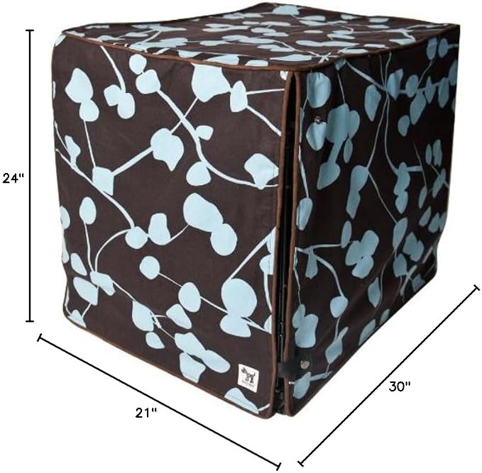 Molly Mutt Your Hand in Mine Dog Crate Cover, 100% Cotton Canvas Cover with 2 Roll-Up Panels, Ideal for Dog or Cat Crate, Durable, Washable, and Free of Harmful Chemicals, 30" x 21" x 24" - Image 9