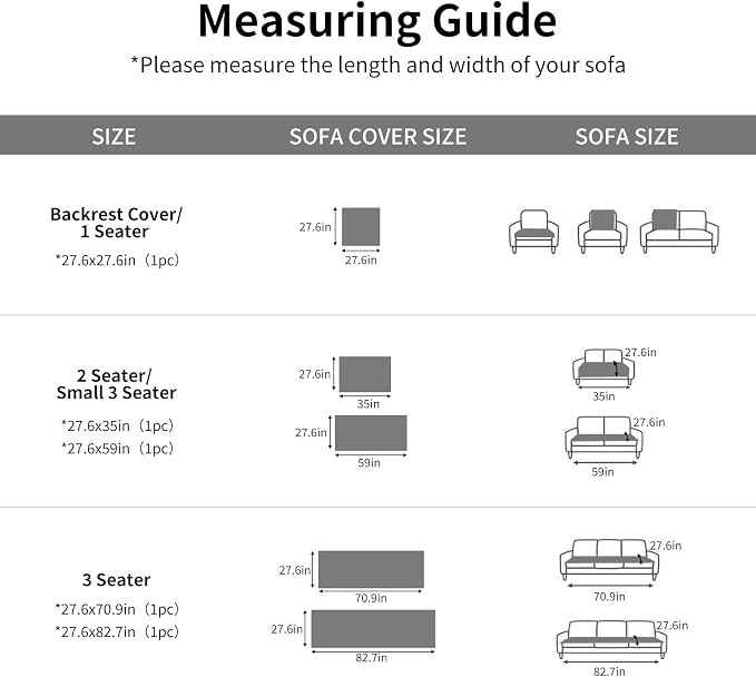 Couch Cover for Dogs,Washable Non-Slip Pet Friendly Sofa Protector | Thick Flannel Sofa Cover,Nonslip, Washable,Anti-Pilling,Pet Friendly,for Dogs & Cats,Cozy Protect Against Fur,27.6" x 35" - Image 7