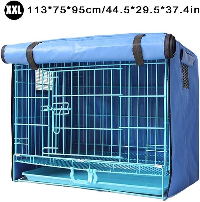 Dog Crate Cover for Wire Crates,Fits Most Dog Crates,Windproof Water-Resistant Oxford Pet Kennel Covers, Provided for Wire Crate Indoor Outdoor Protection,Easy to Put On, Take Off - Image 6