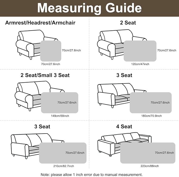 Smiry Couch Cover for Dogs, Non Slip Fuzzy Pet Sofa Covers Washable | Sofa Slipcovers for 3 Cushion Couch, Soft Thick Furniture Protector for Cats Dogs, Against Fur, Dirt, Scratch (27.6"x82.7") - Image 9