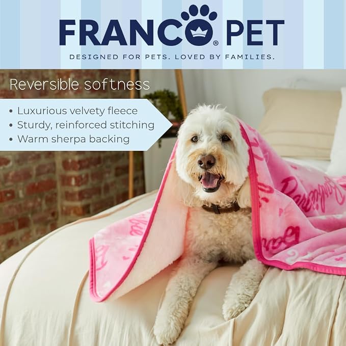 Barbie Waterproof Dog Bed Cover, Large 50x60 Pet Blanket for Furniture Bed Couch Sofa, (Officially Licensed) by Franco - Image 5
