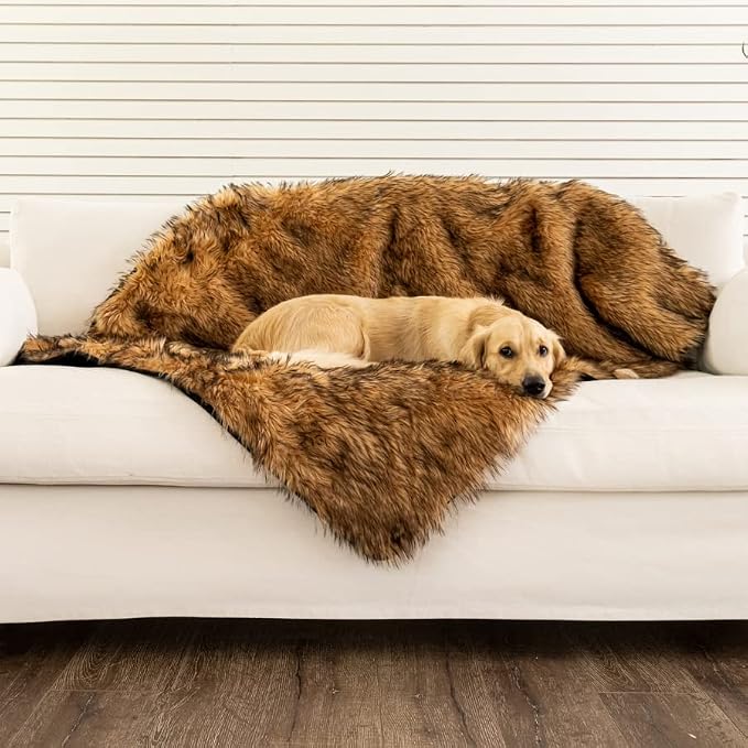 PAW BRANDS PupProtector Waterproof Throw Blanket, Sable Brown, 60x50 | Waterproof, machine washable — protects couches, beds & car seats - Image 6