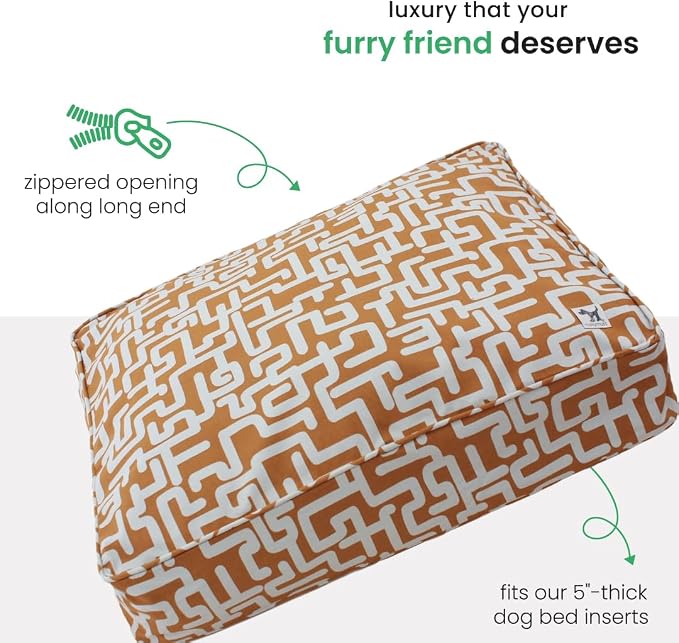 Molly Mutt Hypnotize Dog Bed Duvet Cover, GOTS-Certified 100% Organic Cotton Canvas Cover for Dog, Puppy, or Cat Bed, Durable, Washable, and Free of Harmful Chemicals, Huge, 36"x45"x5" - Image 5