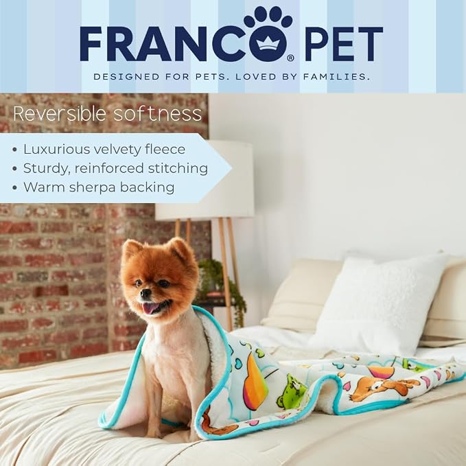 Care Bears Waterproof Dog Bed Cover, Large 30x40 Pet Blanket for Furniture Bed Couch Sofa, (Officially Licensed) by Franco - Image 5