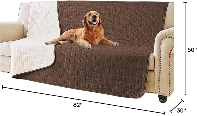 Tcksstex Waterproof and Anti-Slip Dog Bed Cover and Pet Blanket Sofa Pet Bed Mat car Incontinence Mattress Protectors Furniture Couch Cover for Most Cats Dogs, Pets - Image 8