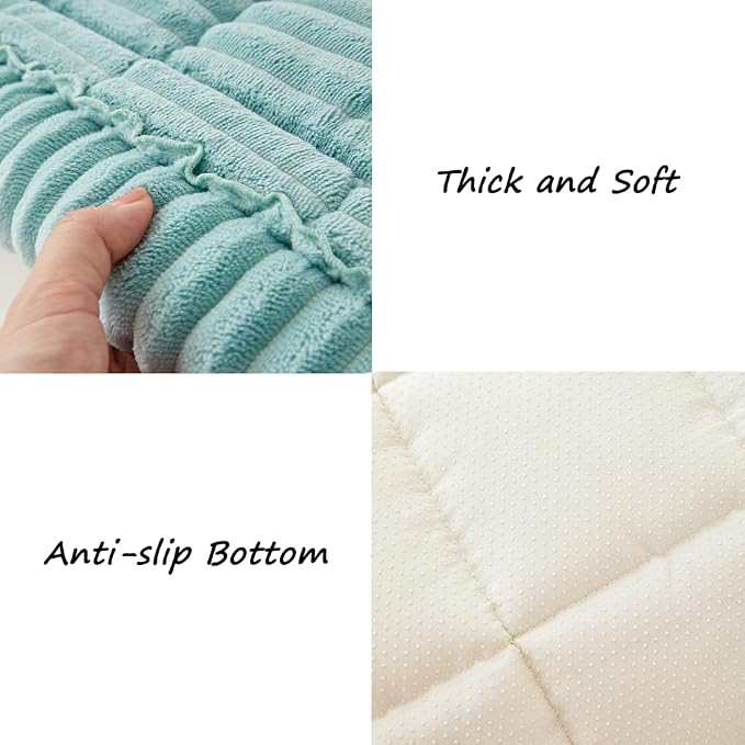 Awjcsv Couch Covers for Dogs Washable, Non Slip Sofa Protector Pet Friendly | Thick, Soft Furniture Cover, Against Pets Hair & Scratch, Fits Leather and Fabric Couches, 27.6" X 70.9" - Image 5