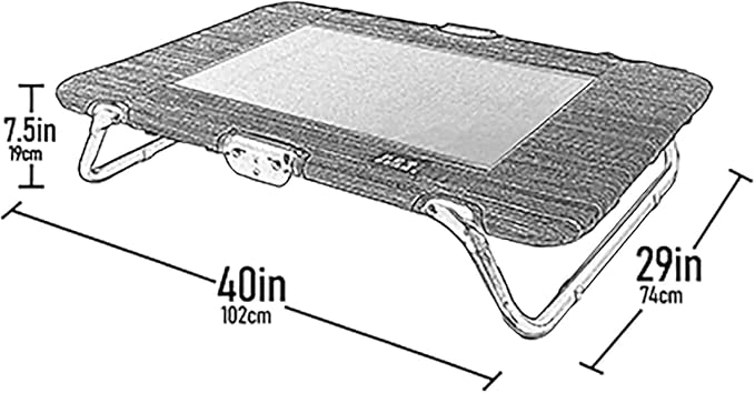 Pet Gear Lifestyle Pet Cot Elevated Bed, 40 Inch, Wheat | No Assembly Required, Premium Tear Resistant Cooling Mesh, Indoor & Outdoor, Lightweight & Portable - Image 2