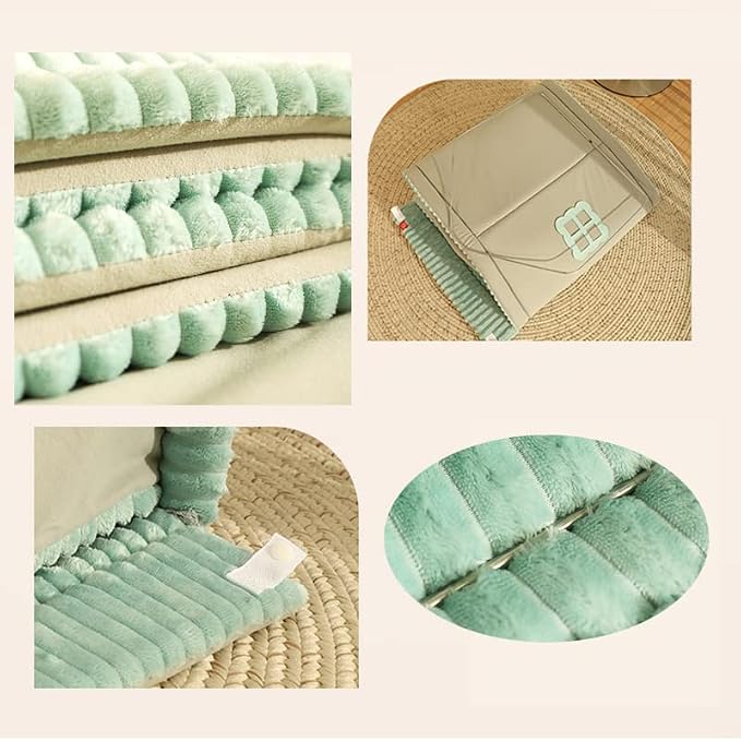 Dog Cave Bed,Cat House Winter Warm Dog House, Closed Winter Covered Dog Bed Cat Bed Tent, Dog Hideout Pet House Pet Bed All Seasons Applicable for Cat and Puppies Below 33lbs/15kg (A, Medium) - Image 5