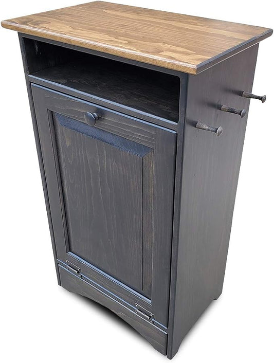 Peaceful Classics Dog Feeder Station - Pet Food Storage Cabinet, Can Hold 35 Lbs of Pet Food (Mocha) by PeacefulValley