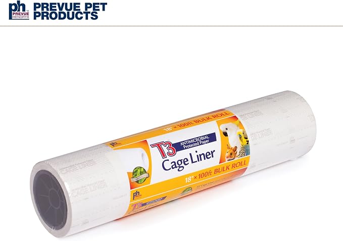 Prevue Pet Products T3 Cage Liner - Bird Cage Accessories, 100 ft Odor Absorbent Protection, Universal Liner for All Birds, Fits Small, Medium, and Large Enclosures, Simplifies Cleaning - Large Size - Image 10