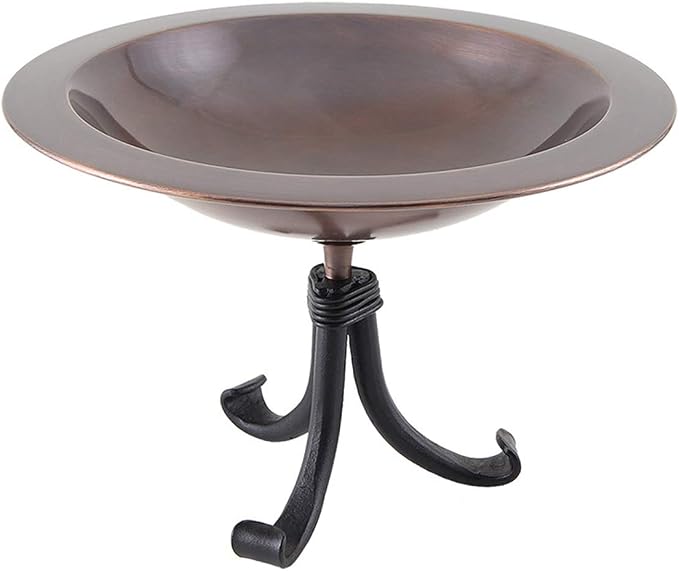 Achla Designs Classic II Copper Birdbath - Image 3