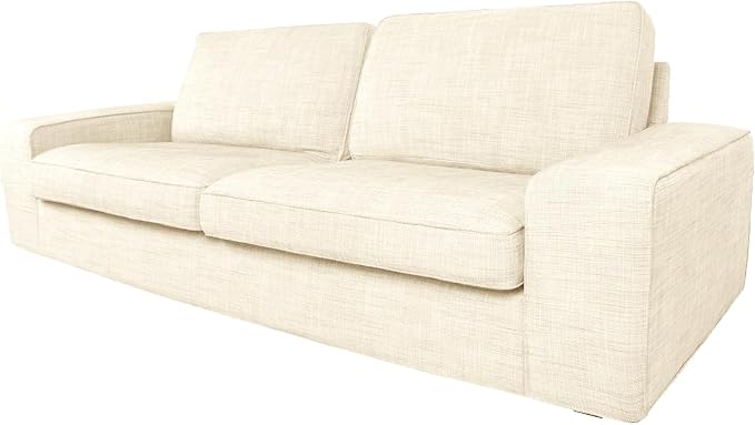 Couch Cover for IKEA Kivik Loveseat 74.75in Sofa, Sofa Slipcover, S-2 by CRIUSJADECOR