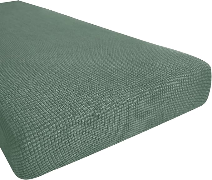 Hokway Couch Cushion Covers Stretch Cushion Covers Sofa Seat Cushion Slipcover Cushion Protector(Celadon, Medium) by Hokway
