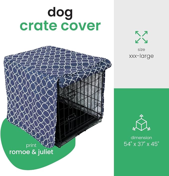 Molly Mutt Romeo & Juliet 54" Crate Cover - Image 2