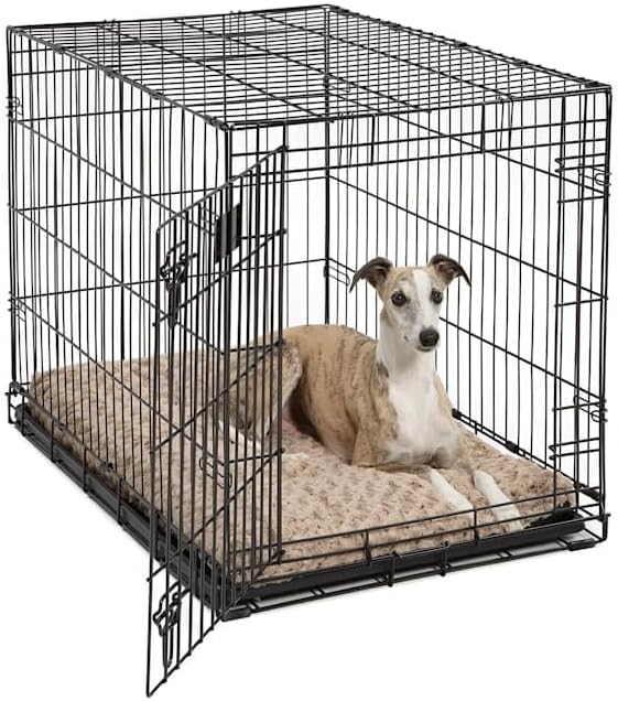 MidWest Homes for Pets Intermediate QuietTime Deluxe Mocha Ombré Swirl Plush Pet Bed, Machine Washable, Non-Skid Bottom, Soft Crate Mat for 36-inch Crates - Image 5