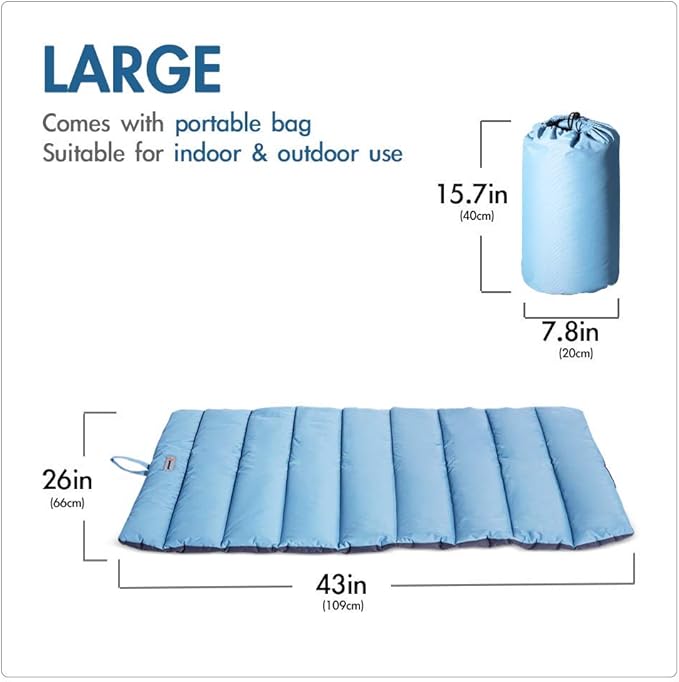 CHEERHUNTING Outdoor Dog Bed, Waterproof, Washable, Large Size, Durable, Water Resistant, Portable and Camping Travel Pet Mat - Image 2