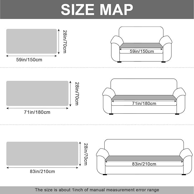 Waterproof Dog Couch Cover, Non Slip Pet Sofa Protector, Thick Fuzzy Couch Cover for Dogs, Machine Washable Furniture Protector, Scratch Resistant Pet Couch Mat(Light Gray, 28" x 83"/70 x 210cm) - Image 2