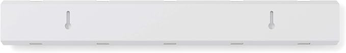 Umbra Flip Coat Rack, Wall Mounted 5-Hook Space Saving, White/Nickel | Real wood and steel build, retractable hooks fold flat, holds coats bags and scarves, easy install - Image 9