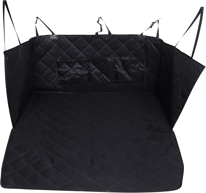 Aunginsy SUV Cargo Liner for Dogs Compatible with Toyota FJ Cruiser 2007-2021, Rear Trunk Mat Travel Nonslip Pet Cargo Boot Liner with Bumper Flap Protector Waterproof Floor Mat for Cats Accessories - Image 7