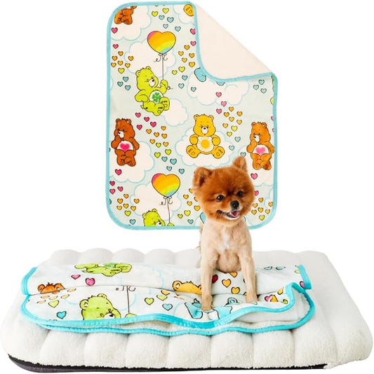 Care Bears Waterproof Dog Bed Cover, Large 30x40 Pet Blanket for Furniture Bed Couch Sofa, (Officially Licensed) by Franco by Franco