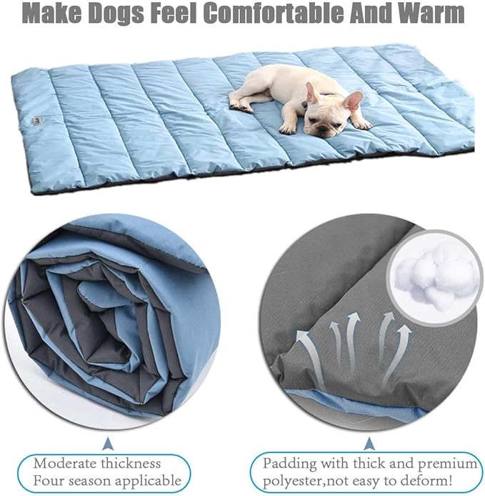 CHEERHUNTING Outdoor Dog Bed, Waterproof, Washable, Large Size, Durable, Water Resistant, Portable and Camping Travel Pet Mat 51X35 - Image 2