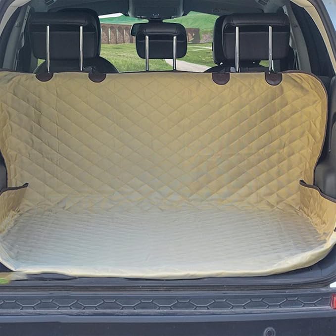 FLR Pet Dog Seat Cover for Car Waterproof Washable Pet Dog Mat Booster Seat Cover Car Pet Dog Protector Cover with 1 Pcs Pet Seat Safety Belt for Dogs SUV Cars Trucks-80X52in - Image 8