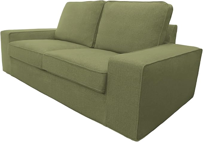 Couch Cover for IKEA Kivik Loveseat 74.75in Sofa, Sofa Slipcover,Q1028-7 by CRIUSJADECOR