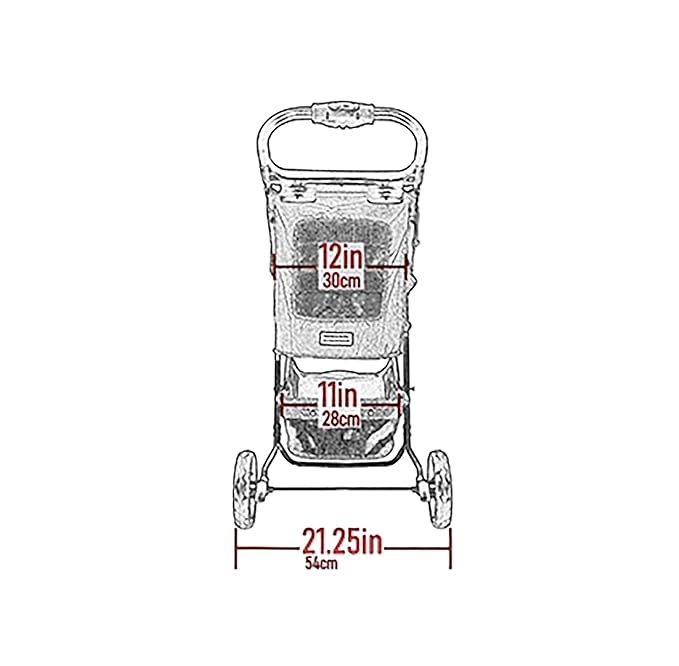 Pet Gear No-Zip Special Edition 3 Wheel Pet Stroller for Cats/Dogs, Zipperless Entry, Easy One-Hand Fold, Removable Liner, Cup Holder, Gold Monogram