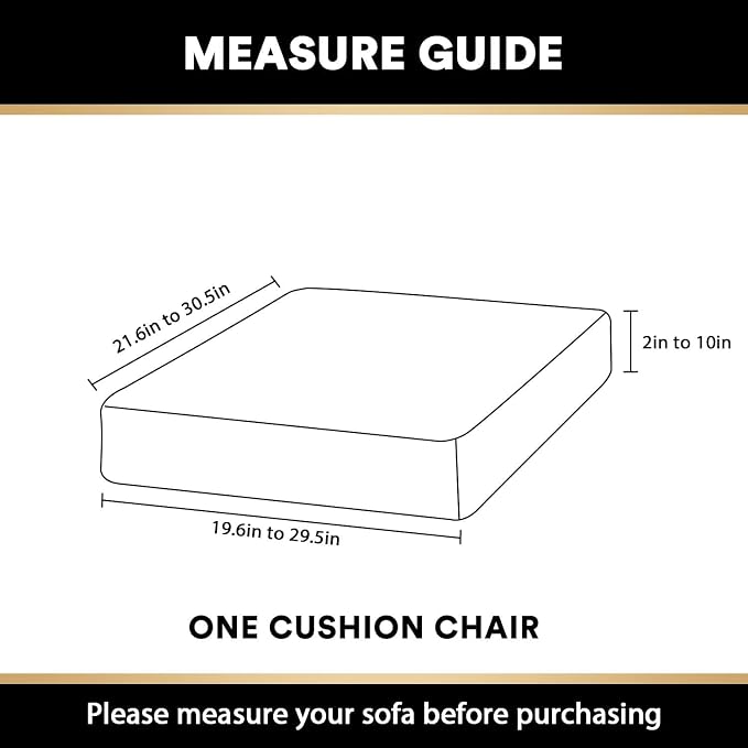 PrinceDeco Stretch Velvet Couch Cushion Cover,Soft Fitted Cushion Slipcover for Arm Chair Sofa Cushion Furniture Protector Seat Cushion Sofa Cover Width Up to 29.5", Oatmeal - Image 7