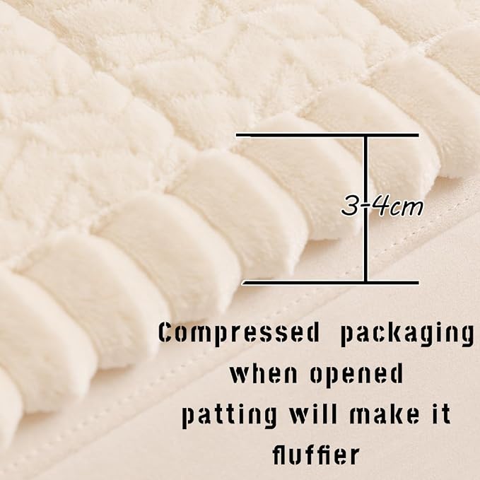 Mitid Sofa Cover Fuzzy Couch Cover for Pet, Couch Covers for Dogs Pets Mat | Washable Non-Slip Sofa Slipcover Cushion Protector Pets Friendly Mat, Dog Couch Cover, Square Couch Covers for Dogs Non Skid - Image 3