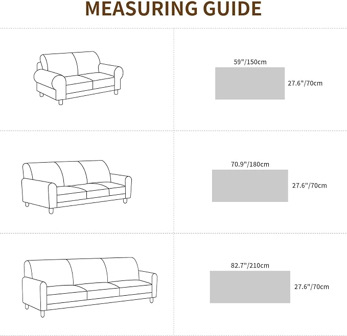 Warmstar Waterproof Couch Cover for Dogs Washable,Brick Pattern Short Plush Pet Couch Covers for Sofa,Soft Sofa Cover Non-Slip for 3 Cushion Couch Sofa Pet Friendly (Off White, 27.6" x 82.7") - Image 9