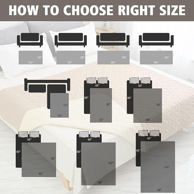 Ameritex Pet Bed Cover Dog Bed Blanket for Sofa and Furniture Waterproof New Pattern Design - Image 7
