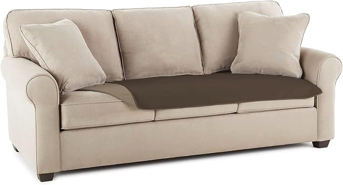 Mambe 100% Waterproof Furniture Cover for Dogs & Cats, Incontinence Protector for Bed Sofa Couch Recliner, Soft Washable Microfleece Blanket, 30x90, Chocolate-Cappuccino by Mambe